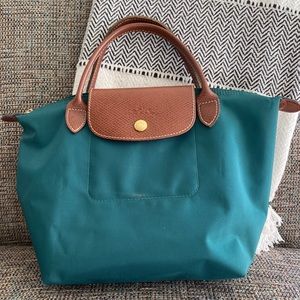 Longchamp Le Pliage small in green